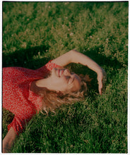 Load image into Gallery viewer, Helena dress, Red Micro Ditsy