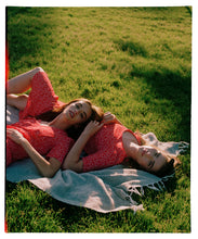 Load image into Gallery viewer, Raquel dress, Red Micro Ditsy