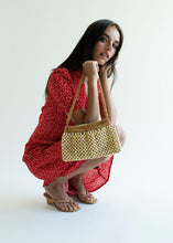 Load image into Gallery viewer, Raquel dress, Red Micro Ditsy