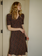Load image into Gallery viewer, Raquel dress, Black Garden
