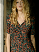 Load image into Gallery viewer, Raquel dress, Black Garden